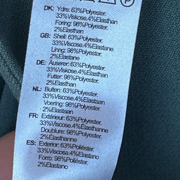 MBYM (S) 2-button light moss green blazer, BNWOT - Picture 7 of 15